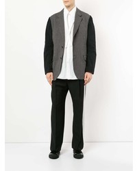 Blazer gris foncé Yohji Yamamoto