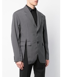 Blazer gris foncé Yang Li