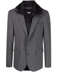 Blazer gris foncé Karl Lagerfeld