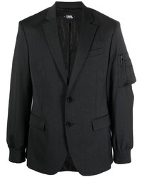 Blazer gris foncé Karl Lagerfeld