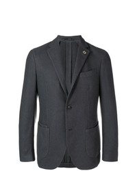 Blazer gris foncé Lardini