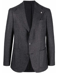 Blazer gris foncé Luigi Bianchi Mantova