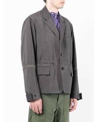 Blazer gris foncé Sacai