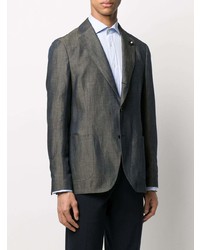 Blazer gris foncé Lardini