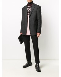 Blazer gris foncé Raf Simons