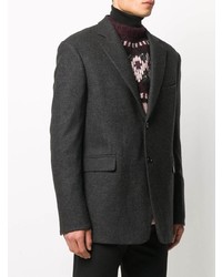 Blazer gris foncé Raf Simons