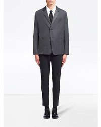 Blazer gris foncé Prada