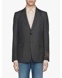 Blazer gris foncé Gucci