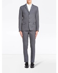 Blazer gris foncé Prada