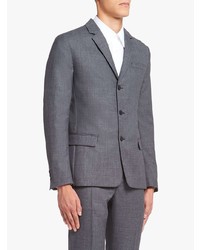 Blazer gris foncé Prada