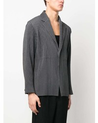 Blazer gris foncé Homme Plissé Issey Miyake