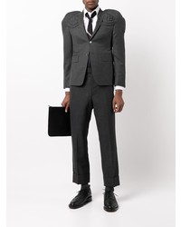 Blazer gris foncé Thom Browne