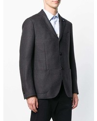 Blazer gris foncé Lardini