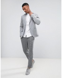 Blazer gris Selected