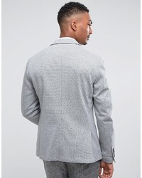 Blazer gris Selected