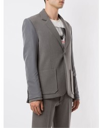 Blazer gris À La Garçonne