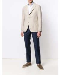 Blazer imprimé beige Tagliatore