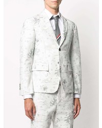 Blazer imprimé blanc Thom Browne