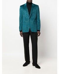 Blazer imprimé bleu canard Etro