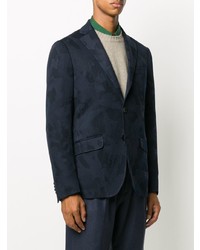 Blazer imprimé bleu marine Etro