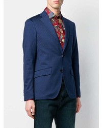 Blazer imprimé bleu marine Etro