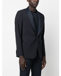 Blazer imprimé bleu marine Paul Smith