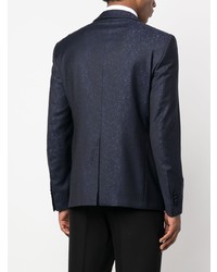 Blazer imprimé cachemire bleu marine Tagliatore