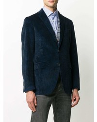 Blazer imprimé cachemire bleu marine Etro