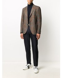 Blazer imprimé cachemire multicolore Etro