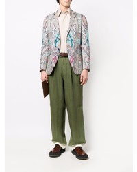 Blazer imprimé cachemire multicolore Etro