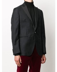 Blazer imprimé cachemire noir Etro