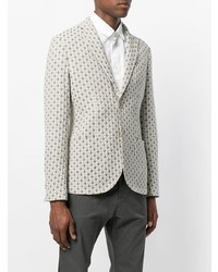 Blazer imprimé gris Giorgio Armani