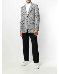 Blazer imprimé gris Comme Des Garcons Homme Plus