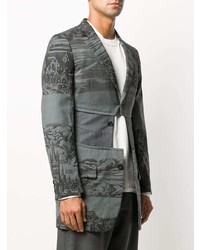 Blazer imprimé gris Comme Des Garcons Homme Plus