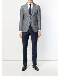 Blazer imprimé gris Tagliatore