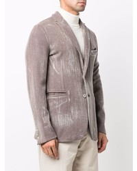 Blazer imprimé marron foncé Avant Toi