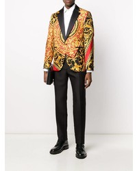 Blazer imprimé multicolore Versace