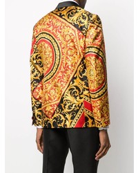 Blazer imprimé multicolore Versace