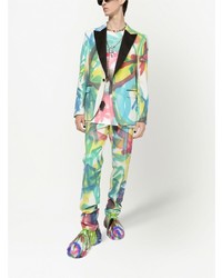 Blazer imprimé multicolore Dolce & Gabbana