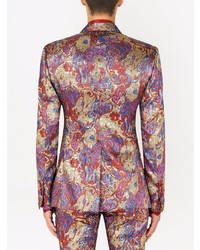 Blazer imprimé multicolore Dolce & Gabbana