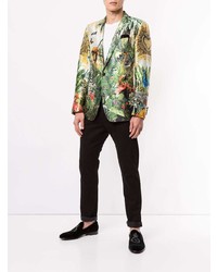 Blazer imprimé multicolore Dolce & Gabbana