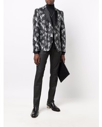 Blazer imprimé noir et blanc Just Cavalli