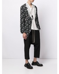 Blazer imprimé noir et blanc Sulvam