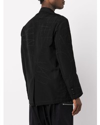 Blazer imprimé noir Junya Watanabe