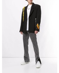 Blazer imprimé noir Off-White