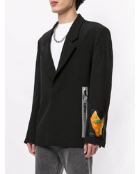 Blazer imprimé noir Off-White