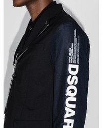 Blazer imprimé noir DSQUARED2