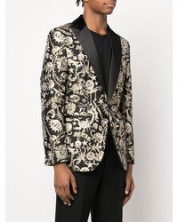 Blazer imprimé noir Philipp Plein