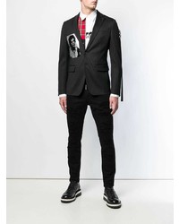 Blazer imprimé noir DSQUARED2