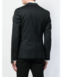 Blazer imprimé noir DSQUARED2